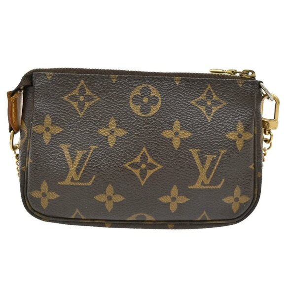 LOUIS VUITTON T&B Mini Pochette Accessoires Hand Bag Monogram BN - Picture 3 of 12